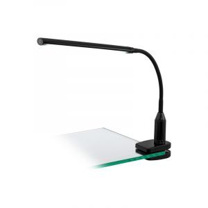 Lampada con morsetto nera in plastica, Brennan, 4W, 4000K LED, con interruttore