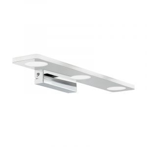 Applique da parete cromata in plastica, Jan, 5W, 3000K LED, IP44