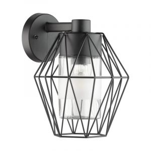 Lampada da esterno nera metallo, Stan, IP44