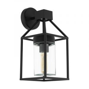 Lampada da esterno nera metallo, Riff, IP44