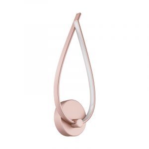 Applique da parete dorata in alluminio, Josef, 11W, 3000K LED