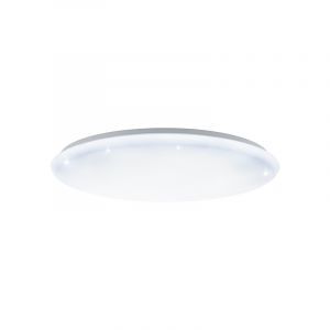 Plafoniera bianca in acciaio, Patryk, 60W, white switch LED