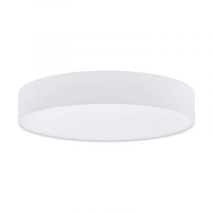 Lampada da soffitto bianca in plastica, Sila, 40W, bianco regolabile tra caldo e freddo LED, con telecomando