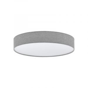 Lampada da soffitto grigia in plastica, Sila, 40W, bianco regolabile tra caldo e freddo LED, con telecomando