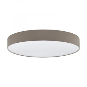 Lampada da soffitto tortora in plastica, Sila, 60W, bianco regolabile tra caldo e freddo LED, con telecomando