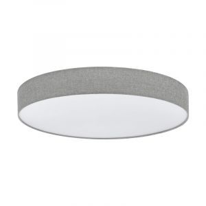 Lampada da soffitto grigia in plastica, Sila, 60W, bianco regolabile tra caldo e freddo LED, con telecomando