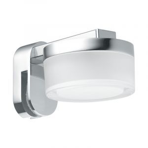Lampada per specchio cromata in acciaio, Busra, 4W, 3000K LED, IP44