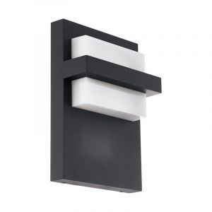 Lampada da esterno antracite in alluminio, Nicol, 10W, 3000K LED, IP44
