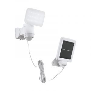 Applique da esterno solare bianca in plastica, Frits, 5W, 6500K LED, IP44