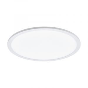 Plafoniera bianca in alluminio, Ericus, 19W, colore regolabile LED