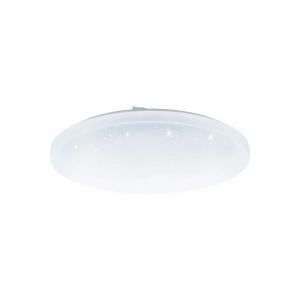 Plafoniera bianca in acciaio, Eloise, 24W, colore regolabile LED