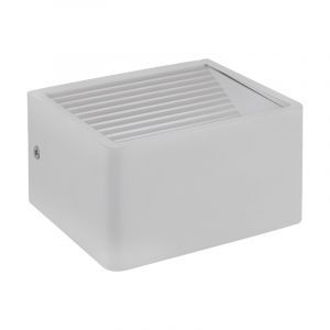 Lampada da esterno bianca in alluminio, Nicoliene, 6W, 3000K LED, IP65
