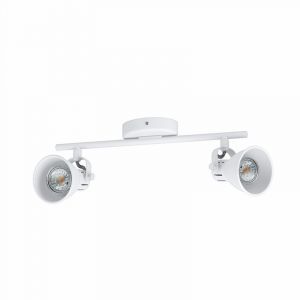 Faretto da soffitto bianco in acciaio, Tinke