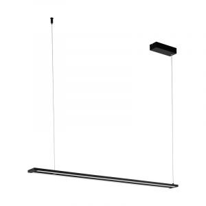 Lampada a sospensione nera in alluminio, Guilliano, 27W, 3000K LED