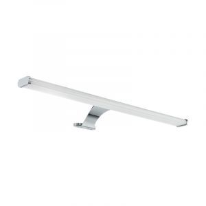 Lampada per specchio cromata in acciaio, Yvanka, 10W, 3000K LED, IP44
