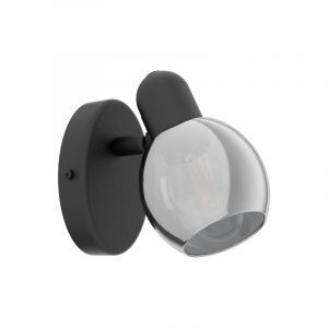Faretto da soffitto nero in acciaio, Ritchy