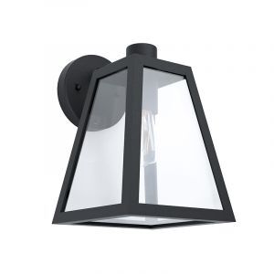 Lampada da esterno nera in alluminio, Laurens, IP44