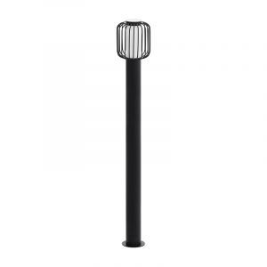 Lampada da esterno nero in acciaio, Latife, IP44