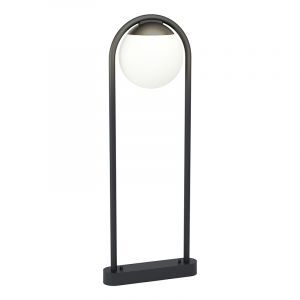 Lampada da esterno nero in acciaio, Lynne, IP44