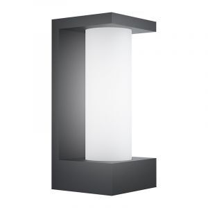 Lampada da esterno nera in alluminio, Lilianne, 6W, 3000K LED, IP44