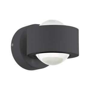 Lampada da esterno antracite in alluminio, Lyn, 2W, 3000K LED, IP44