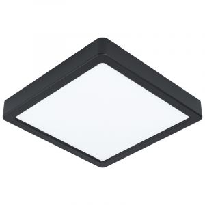 Lampada da soffitto nera in acciaio, Pascale, 16W, 3000K LED