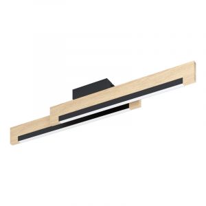 Plafoniera in legno marrone, Ludovica, 10W, 3000K LED