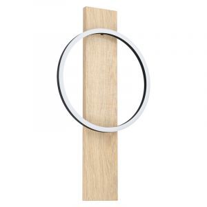 Applique da parete in legno marrone, Annebel, 12W, 3000K LED