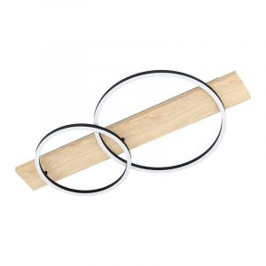 Plafoniera in legno marrone, Annebel, 12W, 3000K LED