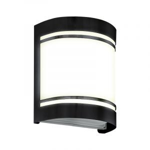 Lampada da esterno nera in acciaio, Aartje, IP44