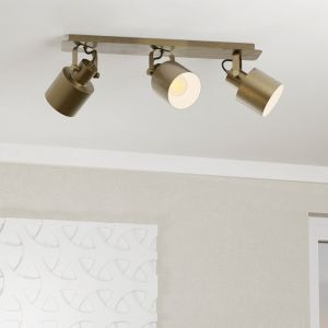 Faretto da soffitto dorato in alluminio, Kwinten