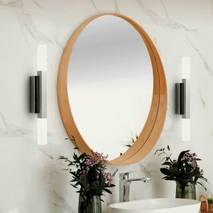 Lampada per specchio cromata in alluminio, Yolande, 5,5W, 3000K LED, IP44