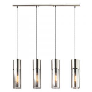 Lampada a sospensione in nichel in vetro, Xena