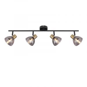 Faretto da soffitto dorato in vetro, Arthur