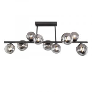 Lampada da soffitto nera in vetro, Melinda