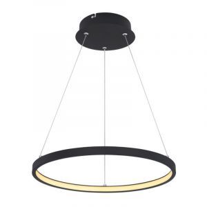 Lampade a sospensione per tavolo da pranzo nera metallo, Jeana, 19W, 3000K LED