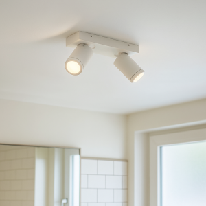 Faretto da soffitto bianco moderno, Kenan, IP44