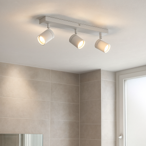 Faretto da soffitto bianco moderno, Ciara, IP44