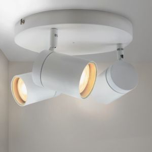 Faretto da soffitto bianco moderno, Ciara, IP44
