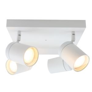 Faretto da soffitto bianco moderno, Ciara, IP44