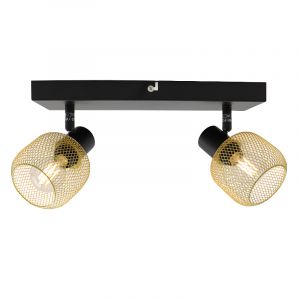 Faretto da soffitto dorato industriale, Emado