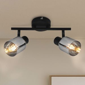 Faretto da soffitto nero design, Crystal