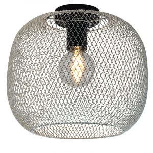 Lampada da soffitto grigia industriale, Emado