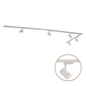 3M sistema di illuminazione a binario monofasico bianco con angolo + 5 Elena faretti a binario