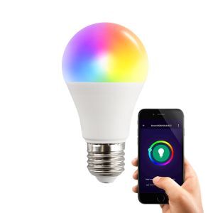 Lampadina E27 Wifi Smart LED, tutti i colori e bianco caldo