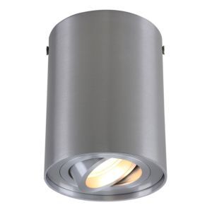 Faretto da superficie argento moderno, Onno