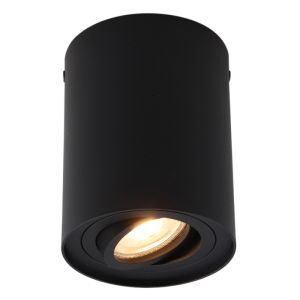 Faretto da superficie nero moderno, Onno