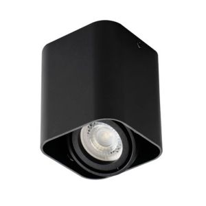 Faretto da superficie nero moderno, Bera