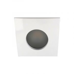 Faretto da incasso per bagno bianco in alluminio, Pelle, IP44