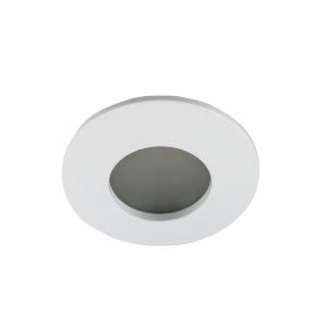Faretto da incasso per bagno bianco in alluminio, Pierre, IP44